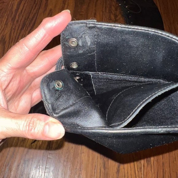 Timberland lace-up combat Black Leather Boots - Picture 9 of 12